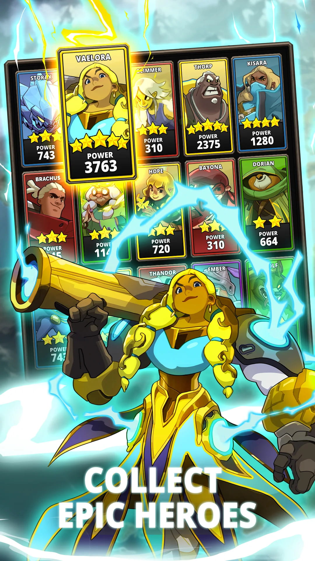 collect epic heroes
